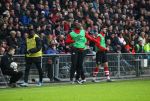 Eindhoven, 24 Januari 2016
PSV-FC Twente, eindstand 4-2  Kompetitie Seizoen 2015/2016
Gaston Pereiro en Jetro Willems als invaller