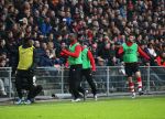 Eindhoven, 24 Januari 2016
PSV-FC Twente, eindstand 4-2  Kompetitie Seizoen 2015/2016
Gaston Pereiro en Jetro Willems als invaller