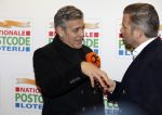 Amsterdam 26 januari 2016
Goed geld gala van de nationale postcode loterij in carre met als hoofdgast George Clooney.
Winston Gerschtanowitz interviewt hem
