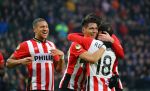 Eindhoven, 24 Januari 2016
PSV-FC Twente, eindstand 4-2  Kompetitie Seizoen 2015/2016
Hector Moreno scoort 1-0 en 2-0