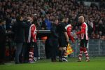 Eindhoven, 24 Januari 2016
PSV-FC Twente, eindstand 4-2  Kompetitie Seizoen 2015/2016
Jetro Willems voor de eerste maal ingevallen na een zware blessure