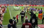 Amsterdam 7 februari 2016
Afscheid John Heitinga voor de wedstrijd AJAX-Feyenoord in de arena.
Zijn vrouw Charlotte Sophie en kinderen Jezebel en Lennox zijn ook aanwezig.