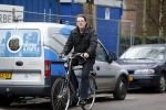 Amsterdam 27 januari 2016 
Kees Prins op de fiets in Amsterdam