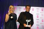 Amsterdam 18 januari 2016
Uitreiking Beau monde awards in het Amstel Hotel.
Leco v Zadelhoff met Chantal Janzen