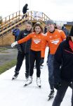Biddinghuizen 31 januari 2016
Training voor de hollandse 100 op de schaatsbaan van Biddinghuizen. Aanwezig oa Prins Bernhard jr met kinderen Prinses Marilene Prins Maurits en Prinses Anna Prins Pieter Christiaan Prinses Emma Prinses Margriet Leontien Zijlaard v Moorsel met man Michael Zijlaard en dochter Indy Rosanna Kluivert met Patrick Nino Demy Shane en Justin Kluivert.