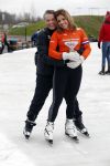 Biddinghuizen 31 januari 2016
Training voor de hollandse 100 op de schaatsbaan van Biddinghuizen. Aanwezig oa Prins Bernhard jr met kinderen Prinses Marilene Prins Maurits en Prinses Anna Prins Pieter Christiaan Prinses Emma Prinses Margriet Leontien Zijlaard v Moorsel met man Michael Zijlaard en dochter Indy Rosanna Kluivert met Patrick Nino Demy Shane en Justin Kluivert.
