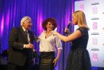 Amsterdam 18 januari 2016
Uitreiking Beau monde awards in het Amstel Hotel.
Leontine Borsato met Hans Pouleijn