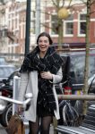 Amsterdam 1 februari 2016
Winnares Maan de Steenwinkel (tvoh) met haar manager / begeleider Dim Paulson in Amsterdam zuid