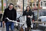 Amsterdam 1 februari 2016
Winnares Maan de Steenwinkel (tvoh) met haar manager / begeleider Dim Paulson in Amsterdam zuid