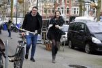 Amsterdam 1 februari 2016
Winnares Maan de Steenwinkel (tvoh) met haar manager / begeleider Dim Paulson in Amsterdam zuid