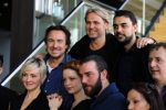 Amsterdam 25 januari 2016
Presentatie cast SKY . Musical van John Ewbank Marco Borsato en Robin de Levita .
oa Matteo v d Grijn Joel de Tombe en Lisse Knapen.
