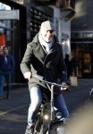 Amsterdam 25 januari 2016
Mart Visser op de fiets.