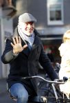 Amsterdam 25 januari 2016
Mart Visser op de fiets.
