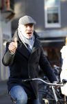 Amsterdam 25 januari 2016
Mart Visser op de fiets.