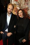 Amsterdam 18 januari 2016
Uitreiking Beau monde awards in het Amstel Hotel.
Miryanna van Reeden  met kennis Frank e Hollywood