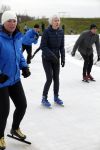Biddinghuizen 31 januari 2016
Training voor de hollandse 100 op de schaatsbaan van Biddinghuizen. Aanwezig oa Prins Bernhard jr met kinderen Prinses Marilene Prins Maurits en Prinses Anna Prins Pieter Christiaan Prinses Emma Prinses Margriet Leontien Zijlaard v Moorsel met man Michael Zijlaard en dochter Indy Rosanna Kluivert met Patrick Nino Demy Shane en Justin Kluivert. Monique des Bouvrie