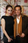 Amsterdam 18 januari 2016
Uitreiking Beau monde awards in het Amstel Hotel.
Nadia Palesa met een kennis