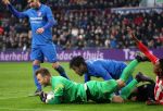Eindhoven, 24 Januari 2016
PSV-FC Twente, eindstand 4-2  Kompetitie Seizoen 2015/2016
Nick Marsman en Renato Tapia