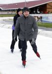 Biddinghuizen 31 januari 2016
Training voor de hollandse 100 op de schaatsbaan van Biddinghuizen. Aanwezig oa Prins Bernhard jr met kinderen Prinses Marilene Prins Maurits en Prinses Anna Prins Pieter Christiaan Prinses Emma Prinses Margriet Leontien Zijlaard v Moorsel met man Michael Zijlaard en dochter Indy Rosanna Kluivert met Patrick Nino Demy Shane en Justin Kluivert.