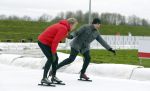 Biddinghuizen 31 januari 2016
Training voor de hollandse 100 op de schaatsbaan van Biddinghuizen. Aanwezig oa Prins Bernhard jr met kinderen Prinses Marilene Prins Maurits en Prinses Anna Prins Pieter Christiaan Prinses Emma Prinses Margriet Leontien Zijlaard v Moorsel met man Michael Zijlaard en dochter Indy Rosanna Kluivert met Patrick Nino Demy Shane en Justin Kluivert.