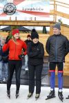 Biddinghuizen 31 januari 2016
Training voor de hollandse 100 op de schaatsbaan van Biddinghuizen. Aanwezig oa Prins Bernhard jr met kinderen Prinses Marilene Prins Maurits en Prinses Anna Prins Pieter Christiaan Prinses Emma Prinses Margriet Leontien Zijlaard v Moorsel met man Michael Zijlaard en dochter Indy Rosanna Kluivert met Patrick Nino Demy Shane en Justin Kluivert.