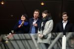 Amsterdam 7 februari 2016
Afscheid John Heitinga voor de wedstrijd AJAX-Feyenoord in de arena.
Zijn vrouw Charlotte Sophie en kinderen Jezebel en Lennox zijn ook aanwezig.
Robert ten Brink met vrouw en dochter
