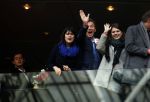 Amsterdam 7 februari 2016
Afscheid John Heitinga voor de wedstrijd AJAX-Feyenoord in de arena.
Zijn vrouw Charlotte Sophie en kinderen Jezebel en Lennox zijn ook aanwezig.
Robert ten Brink met vrouw en dochter