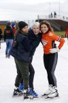 Biddinghuizen 31 januari 2016
Training voor de hollandse 100 op de schaatsbaan van Biddinghuizen. Aanwezig oa Prins Bernhard jr met kinderen Prinses Marilene Prins Maurits en Prinses Anna Prins Pieter Christiaan Prinses Emma Prinses Margriet Leontien Zijlaard v Moorsel met man Michael Zijlaard en dochter Indy Rosanna Kluivert met Patrick Nino Demy Shane en Justin Kluivert.