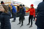 Biddinghuizen 31 januari 2016
Training voor de hollandse 100 op de schaatsbaan van Biddinghuizen. Aanwezig oa Prins Bernhard jr met kinderen Prinses Marilene Prins Maurits en Prinses Anna Prins Pieter Christiaan Prinses Emma Prinses Margriet Leontien Zijlaard v Moorsel met man Michael Zijlaard en dochter Indy Rosanna Kluivert met Patrick Nino Demy Shane en Justin Kluivert.