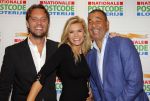 Amsterdam 26 januari 2016
Goed geld gala van de nationale postcode loterij in carre met als hoofdgast George Clooney. Ruud Gullit met Nicolette v dam en Bas Smit