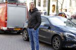 Amsterdam 28 januari 2016 
Ruud Gullit met zijn mercedes A klasse in Amsterdam zuid.