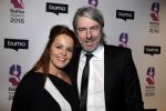 Hilversum 15 februari 2016
Buma awards in studio 21 op het mediapark. Ruud de Wild met vriendin