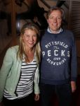 Amsterdam 1 februari 2016
Premiere Guido Spek in nieuwe de la mar theater.
Sandra Ysbrandy  met man