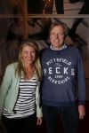 Amsterdam 1 februari 2016
Premiere Guido Spek in nieuwe de la mar theater.
Sandra Ysbrandy  met man