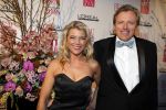 Amsterdam 18 januari 2016
Uitreiking Beau monde awards in het Amstel Hotel.
Sandra Ysbrandy  met man
