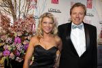 Amsterdam 18 januari 2016
Uitreiking Beau monde awards in het Amstel Hotel.
Sandra Ysbrandy  met man