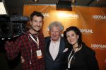 Uitgeest 2 februari 2016
Uitreiking 100% NL awards bij A9 studio's. Willibrord Frequin met zoon Louis en dochter Rebecca en vriendin