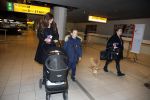 Amsterdam 19 januari 2016
Yolanthe Sneijder Cabau en Jessey Sneijder op schiphol met Xess Xava. Ze vliegen terug naar istanbul