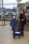 Amsterdam 19 januari 2016
Yolanthe Sneijder Cabau en Jessey Sneijder op schiphol met Xess Xava. Ze vliegen terug naar istanbul