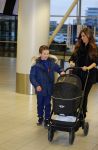 Amsterdam 19 januari 2016
Yolanthe Sneijder Cabau en Jessey Sneijder op schiphol met Xess Xava. Ze vliegen terug naar istanbul