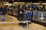 Amsterdam 19 januari 2016
Yolanthe Sneijder Cabau en Jessey Sneijder op schiphol met Xess Xava. Ze vliegen terug naar istanbul