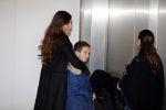 Amsterdam 19 januari 2016
Yolanthe Sneijder Cabau en Jessey Sneijder op schiphol met Xess Xava. Ze vliegen terug naar istanbul