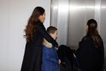 Amsterdam 19 januari 2016
Yolanthe Sneijder Cabau en Jessey Sneijder op schiphol met Xess Xava. Ze vliegen terug naar istanbul