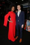 Amsterdam 18 januari 2016 
Premiere Sneekweek in Tuschinski.
Yootha Wong-Loi-Sing met Jonas de Vuyst