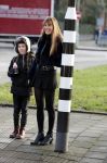 Amsterdam 10 januari 2017 
Beeretje v Beers met dochter op de apollolaan