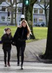 Amsterdam 10 januari 2017 
Beeretje v Beers met dochter op de apollolaan