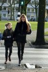 Amsterdam 10 januari 2017 
Beeretje v Beers met dochter op de apollolaan