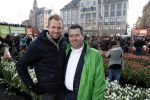 Amsterdam 21 januari 2017 
Boer Tom Groot bij event met tulpen bij paleis op de dam.