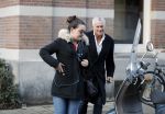 Amsterdam 10 januari 2017 
Bram Moszkowicz met zijn dochter na een lunch in Amsterdam zuid