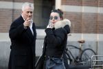 Amsterdam 10 januari 2017 
Bram Moszkowicz met zijn dochter na een lunch in Amsterdam zuid